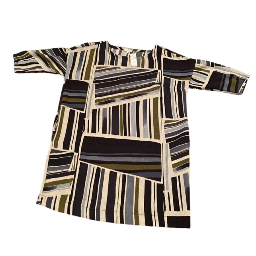 0176 Anthropology Weston Wear Boho Geometric Dress Tunic Size M New - Picture 10 of 10